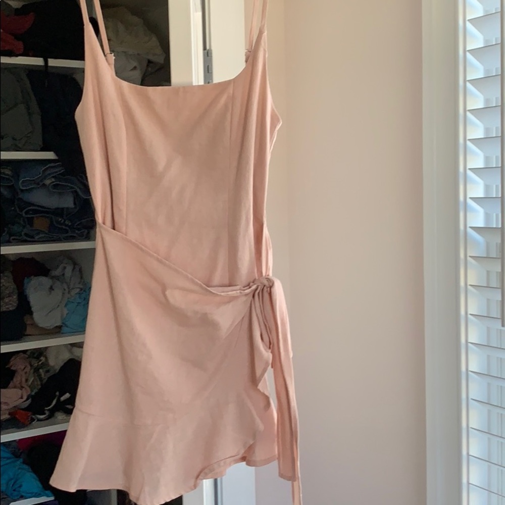 Cottage Hill mini dress blush By princess Polly